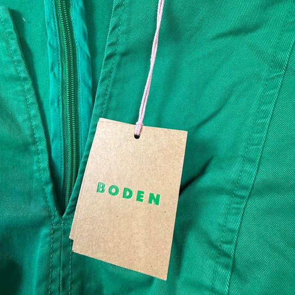 Boden Women's Helena Chino Short Dress-Green Sz 4, NWT Business, Dressy, Fitted - Picture 7 of 13
